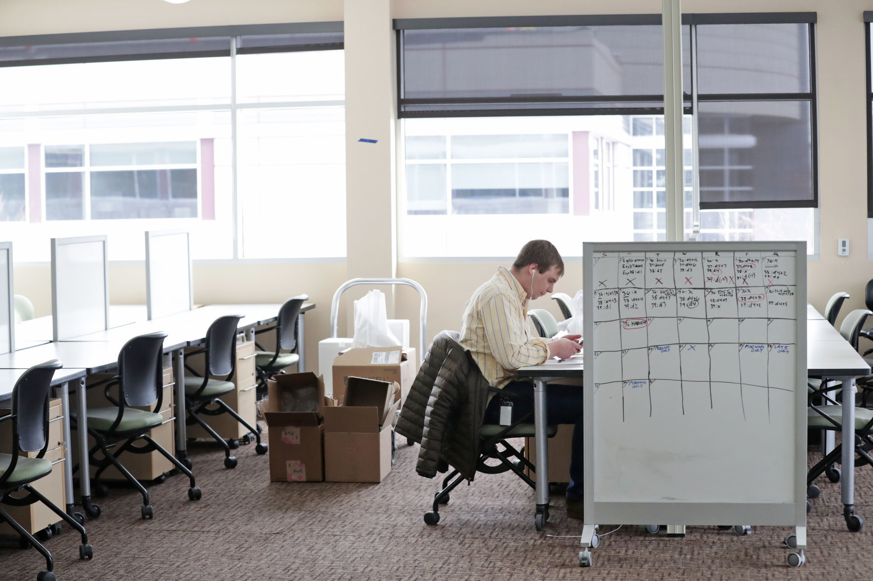 Matt at desk